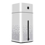 Umidificatore ad ultrasuoni USB Diffusore di aromi di oli essenziali USB Purificatore di nebbia spray per luce notturna a LED, 1000 ml (bianco)