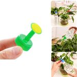 Ugello per bottiglia per irrigazione vaso da casa in plastica da 2 pezzi per strumenti per irrigazione con ugello per irrigatore da 3 cm (consegna a colori casuali)
