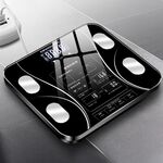 Display LCD Body Electronic Smart Pesati Scale da bagno Bilancia da bagno Digital Peso umano Bilance (Nero)