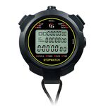 YS STOPWATCH TIMER TIMER ALIMENTAZIONE FITNESS CONCORSORE Cronometro, Stile: YS-730 30 Memories (Nero)