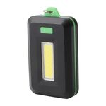 2 PCS 3W Mini COB LED Portachiavi Torcia elettrica Zaino da campeggio di emergenza con 3 modalità (verde)