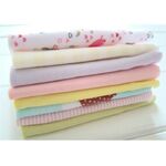 8 PZ / LOTTO Asciugamani per neonato in cotone Asciugamano per saliva Neonati maschi Asciugamano per allattamento Fazzoletto (colore per ragazze)