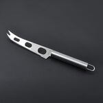 Coltello da formaggio in acciaio inossidabile con punta a forchetta Coltello da burro per formaggio Affettatrice Tagliapizza per burro