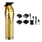 S9 USB ricaricabile retrò tagliacapelli per capelli elettrici (oro)