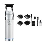 Climpper per capelli elettrico retrò ricaricabile USB S9 (argento)