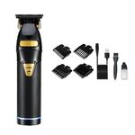 S9 USB ricaricabile retrò clipper per capelli elettrici (nero)