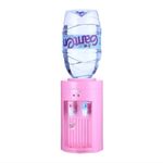 Distributore di acqua da tavolo portatile elettrico da 2,5 litri con macchina per bevande calde 220V (rosa)