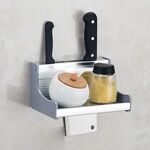 Scaffale porta condimenti da parete multifunzione da 20 cm da cucina