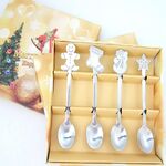2 set creatività in acciaio inossidabile di Natale posate Fourpiece Set