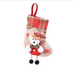 Mini calze di Natale Sacchetti regalo Decorazioni natalizie per feste in casa (stile orsetto)