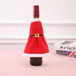2 PCS bottiglia decorazione di Natale del vino rosso Oggetti Set di Natale