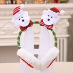 Donna Uomo Natale Paraorecchie Head Hoop Simpatico cartone animato Decorazione per l'inverno (Little Bear)