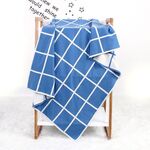 Coperte avvolgenti morbide Coperte per divano letto neonato (blu denim)