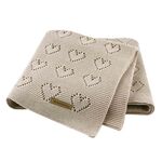 Copertura Coperta multifunzionale bambino Knit amore cava antivento del condizionatore d'aria