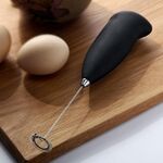 2 PCS Mini Montalatte elettrico in acciaio inox Frullino per uova portatile per uso domestico Piccolo cappuccinatore per caffè Schiuma per latte Maker Strumenti per miscelatore
