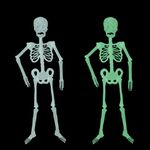 Forniture luminoso Halloween Skeleton Attività Puntelli Bar Haunted House Decoration scheletro fluorescente