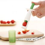 Affettatrice per ciliegia Affettatrice per frutta e verdura Affettatrice multifunzionale per pomodoro e uva Utensili da cucina