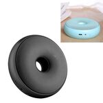 Purificatore d'aria elettrico portatile a ciambella Deodorante per ozono anionico per auto domestico (nero)