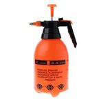 Vaso a spruzzo a pressione per lavaggio auto da 2 litri Flacone spruzzatore pressurizzato pompa pulita ad alta resistenza alla corrosione (arancione)