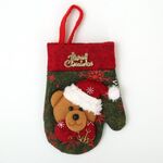 Decorazioni natalizie decorazioni per ristoranti coltello da regalo e guanti set da forchetta (orso)