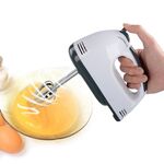 KN007364 Frullino per uova elettrico portatile regolabile a sette velocità da 100 W per uso domestico