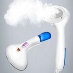 Ferro da stiro a vapore per indumenti da stiro portatile da 1500 W, tipo di spina: spina americana da 110 V (blu + bianco)