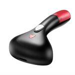 Ferro da stiro a vapore per indumenti da stiro portatile da 1500 W, tipo di spina: spina da 230 V UK (nera)