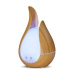 200ml ultrasuoni umidificatore Aroma Essential Oil Diffusore 7 colori LED luce fredda notte del creatore della foschia