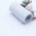 Materiali Tulle rullo 25 Yards 13 centimetri Organza laser Mestieri decorazione Wedding Tulle della festa di compleanno