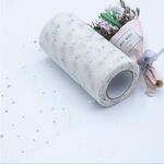 Materiali Tulle rullo 25 Yards 13 centimetri Organza laser Mestieri decorazione Wedding Tulle della festa di compleanno