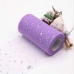 Materiali Tulle rullo 25 Yards 13 centimetri Organza laser Mestieri decorazione Wedding Tulle della festa di compleanno