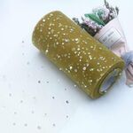 Materiali Tulle rullo 25 Yards 13 centimetri Organza laser Mestieri decorazione Wedding Tulle della festa di compleanno