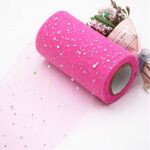 Materiali Tulle rullo 25 Yards 13 centimetri Organza laser Mestieri decorazione Wedding Tulle della festa di compleanno