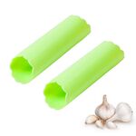 Pelapatate in silicone per aglio con pressa per aglio da 2 pezzi