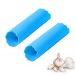 Pelapatate in silicone per aglio, pressa per aglio, 2 pezzi da cucina non danneggia le mani.