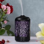 Metallo Albero umidificatore Olio essenziale diffusore creatore della foschia colorato Diffusore lampada LED Aromatherapy purificatore d'aria,
