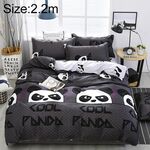 4 PCS / Pattern Set Bedding Set Happy Family copripiumino foglio piatto federa Set