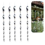 12 PCS Uccello Revolving Rod riflettente Uccello Repeller
