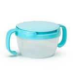 Prodotti per bambini Design anti-spruzzi Tazza per snack con doppio manico per biscotti (orchidea del lago)