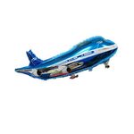 2 PCS Airplane Model Balloon Toy Cartoon Party Balloon Balloon Bambino giocattolo (blu)