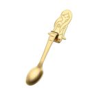 Creativo Cucchiaino da caffè a forma di sirena Manico Cucchiai Posate Utensili per bere, Colore: Oro