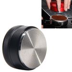 Dispositivo di riempimento per polvere piatta in polvere di caffè in acciaio inossidabile Macaron, specifica: filo (nero)