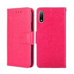 Per Sony Xperia ACE II Custodia in pelle di cristallo di cristallo (Rose Red)