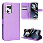 Per OPPO Trova X5 Pro Diamond Texture Telefono in pelle (viola)