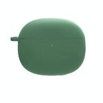 Per Redmi Buds4 Pro Custodia protettiva per auricolari in silicone con moschettone D (verde intenso)
