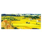 400x900x5mm Bloccato Am002 Grande scrivania di pittura ad olio Rubber Gomma Pad (campo di grano)