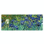 400x900x5mm Bloccato AM002 Grande scrivania di pittura ad olio Rubber Gomma Pad (Iris)