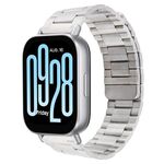 Cinturino per orologio magnetico in acciaio a tre grani da 20 mm (argento)