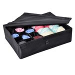 Assortimento di calzini intimo in tessuto Oxford con scatola di finitura del coperchio (nero)
