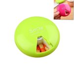 Portapillole a rotazione per contenitore per pillole per farmaci da 7 giorni, 2 PCS (verde)